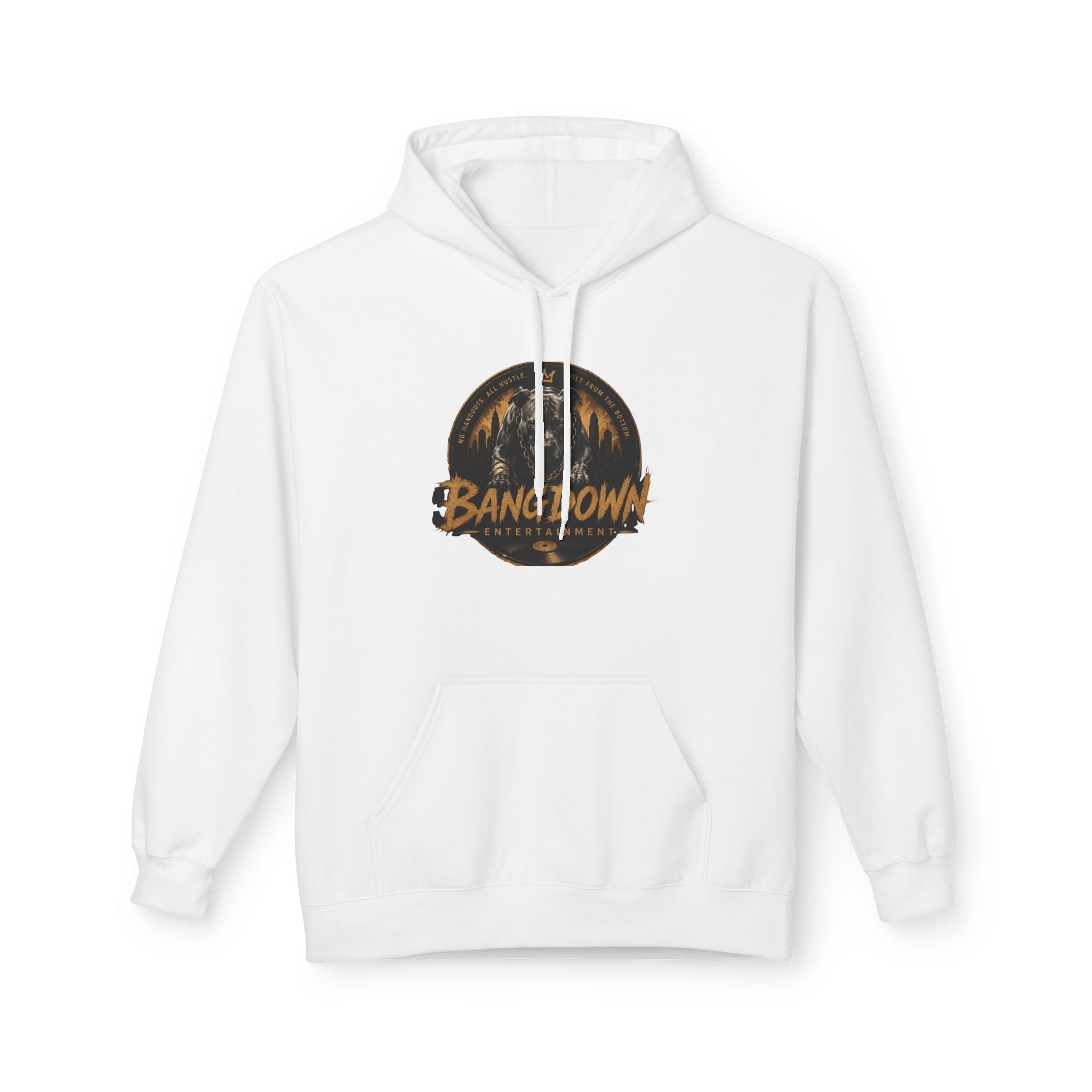 Bangdown Unisex Fleece Hoodie - Built From The Bottom | Softstyle Streetwear