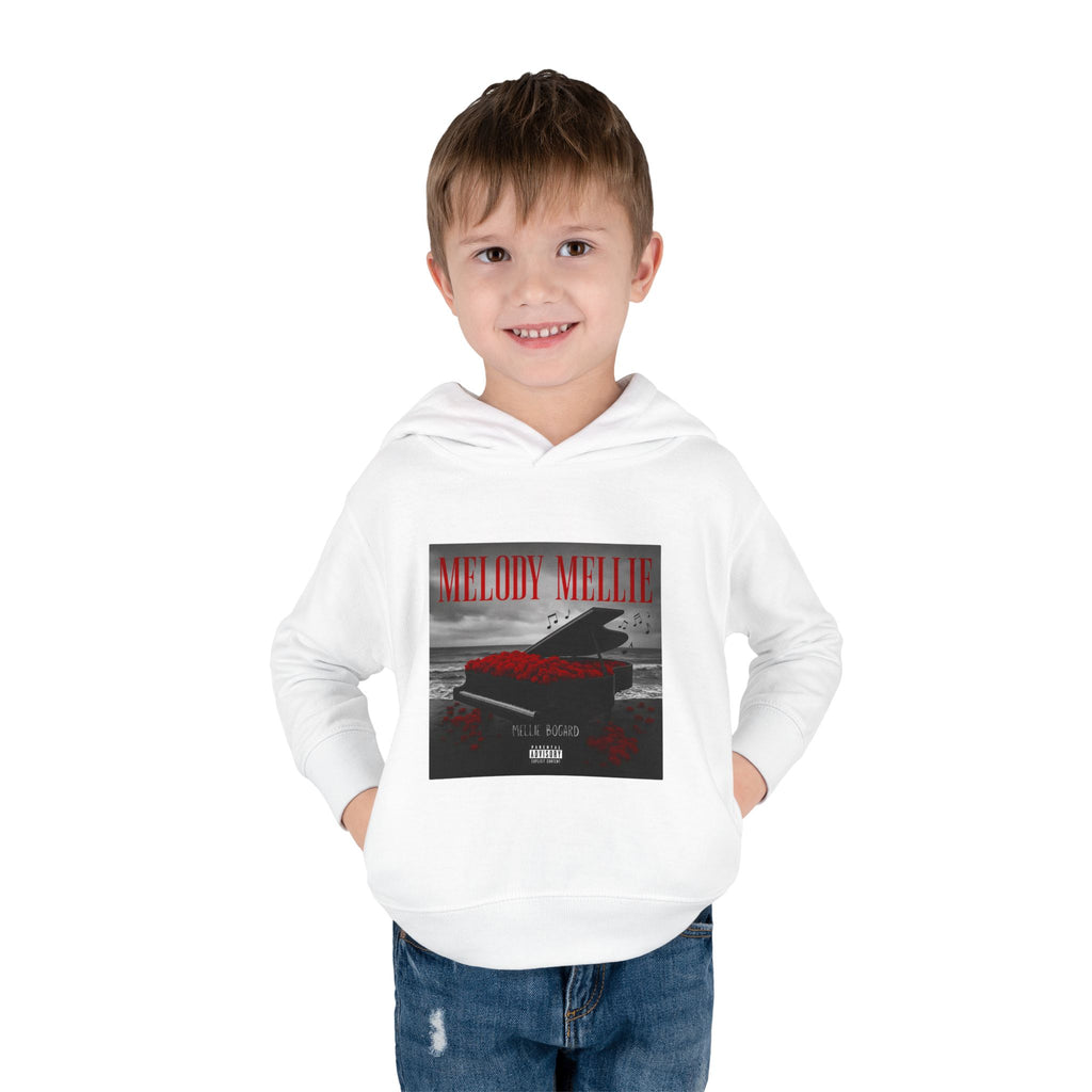 Toddler Hoodie – 'Melody Mellie' Piano Album Cover Pullover