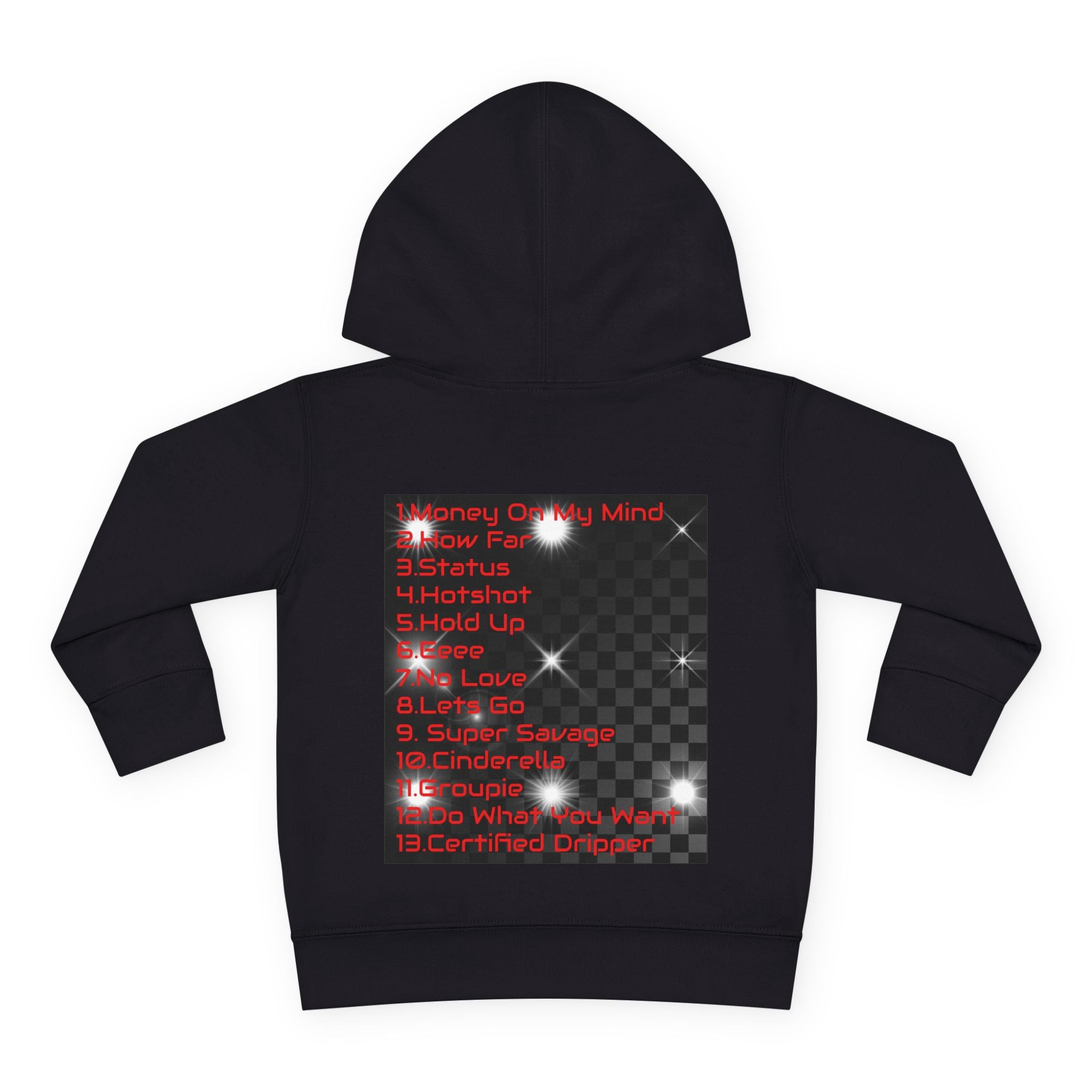 Toddler Hoodie – 'Melody Mellie' Piano Album Cover Pullover