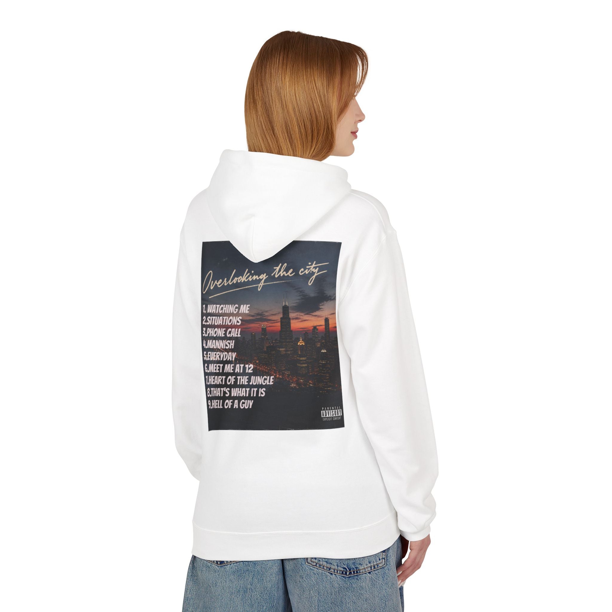 Hoodie — "Overlooking the City" Album Art Pullover