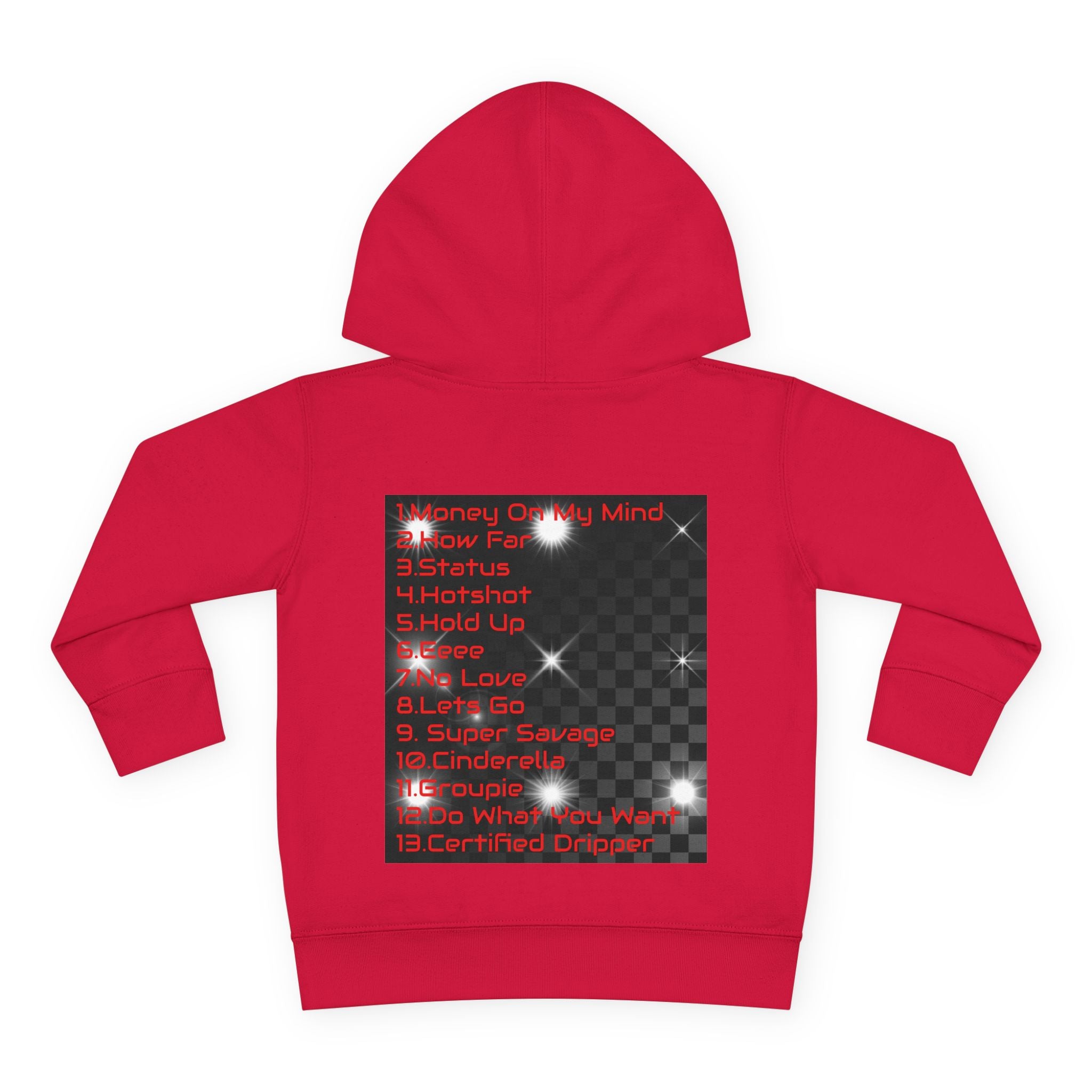 Toddler Hoodie – 'Melody Mellie' Piano Album Cover Pullover