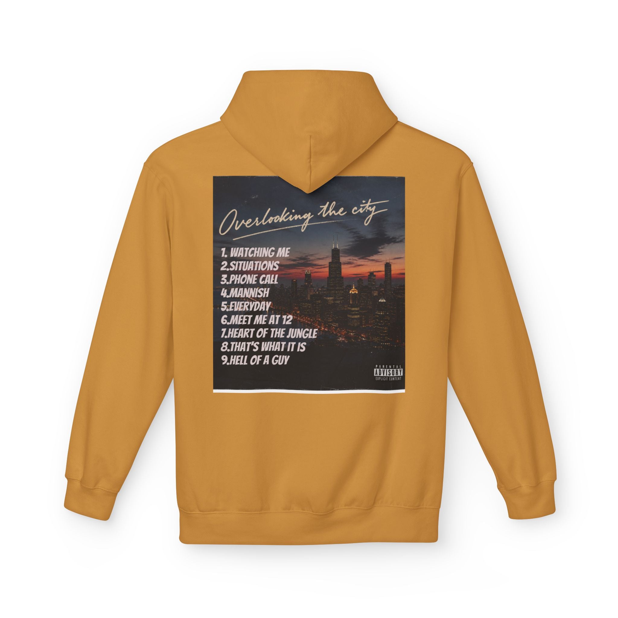 Hoodie — "Overlooking the City" Album Art Pullover