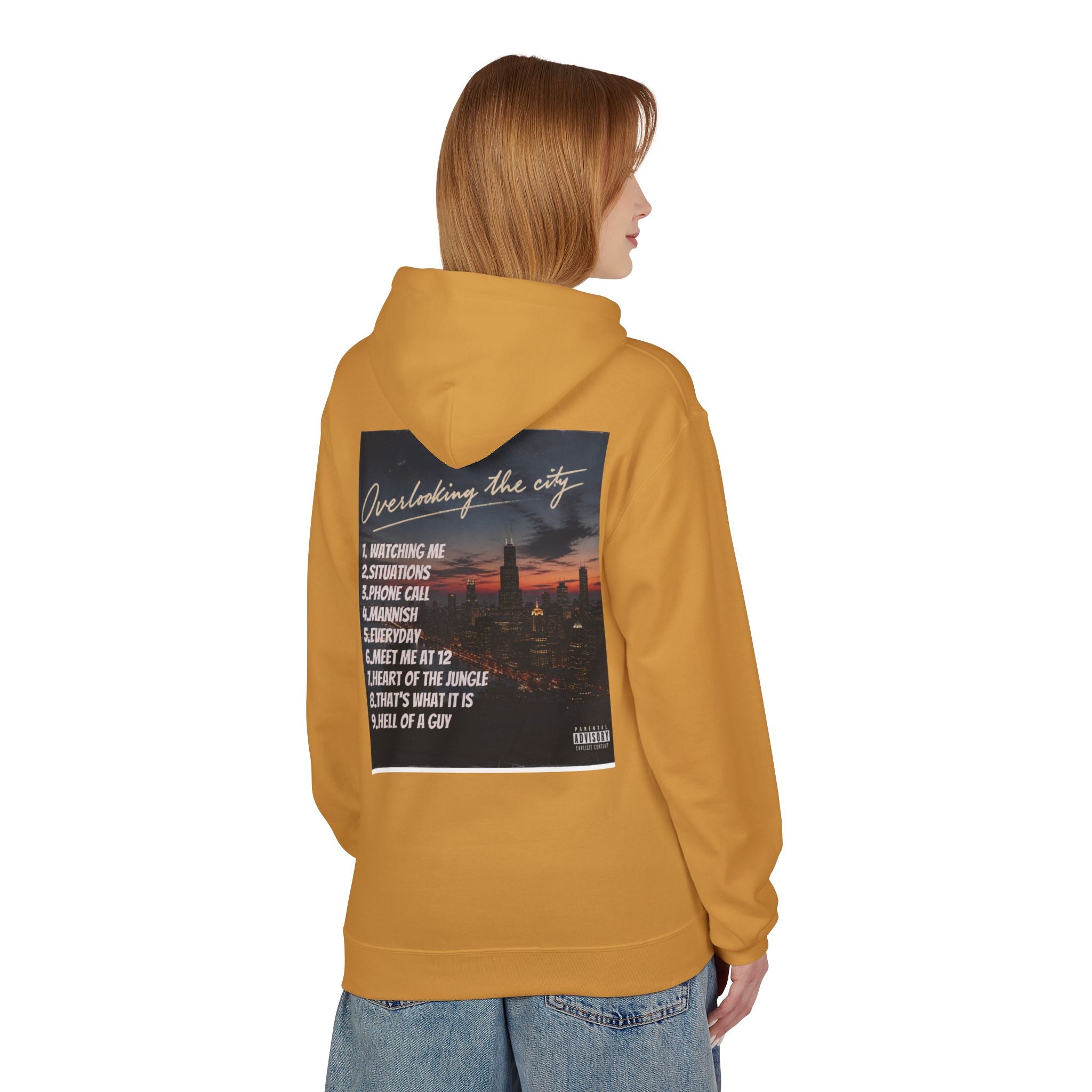 Hoodie — "Overlooking the City" Album Art Pullover