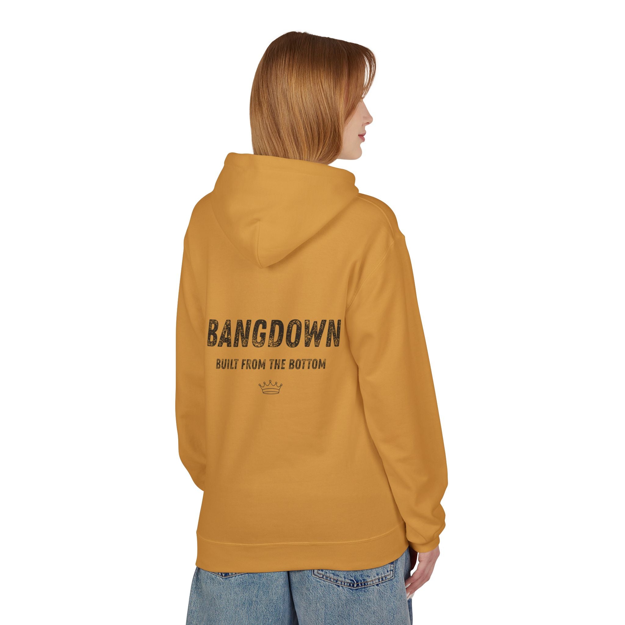 Bangdown Unisex Fleece Hoodie - Built From The Bottom | Softstyle Streetwear
