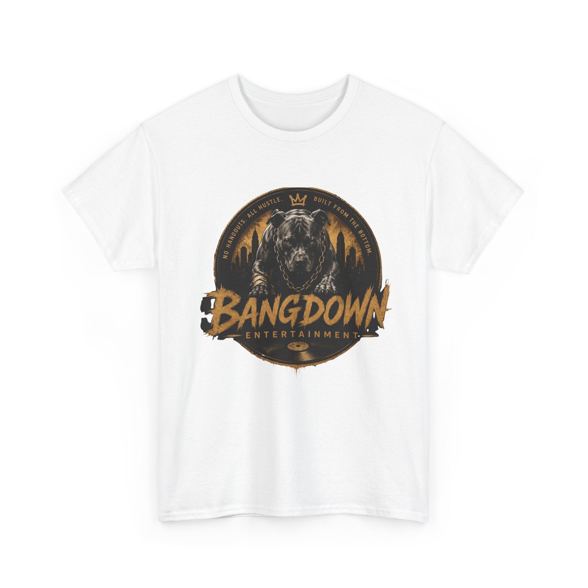 Bangdown Bear Graphic Tee — "Bangdown: Built From The Bottom" Cotton T‑Shirt