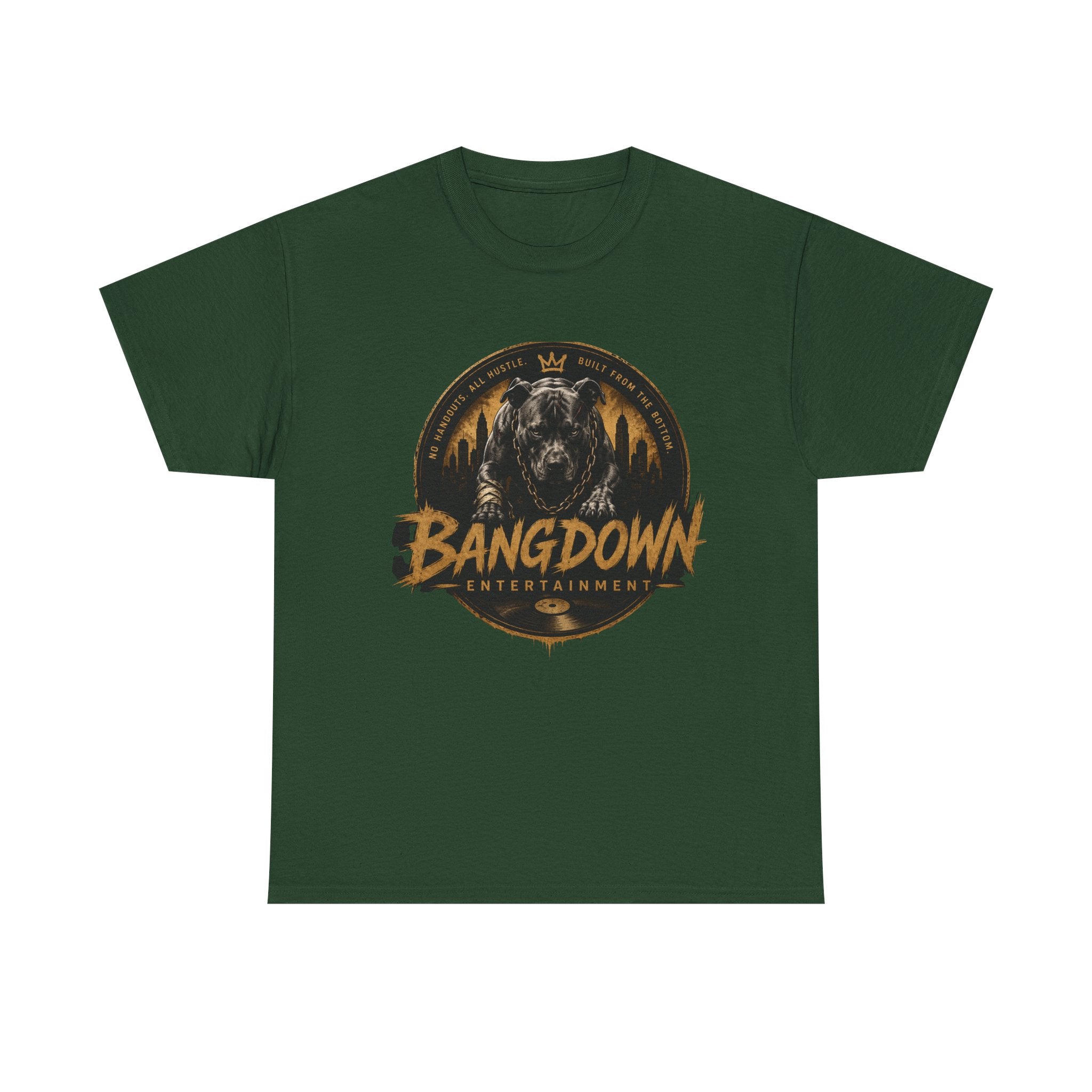 Bangdown Bear Graphic Tee — "Bangdown: Built From The Bottom" Cotton T‑Shirt