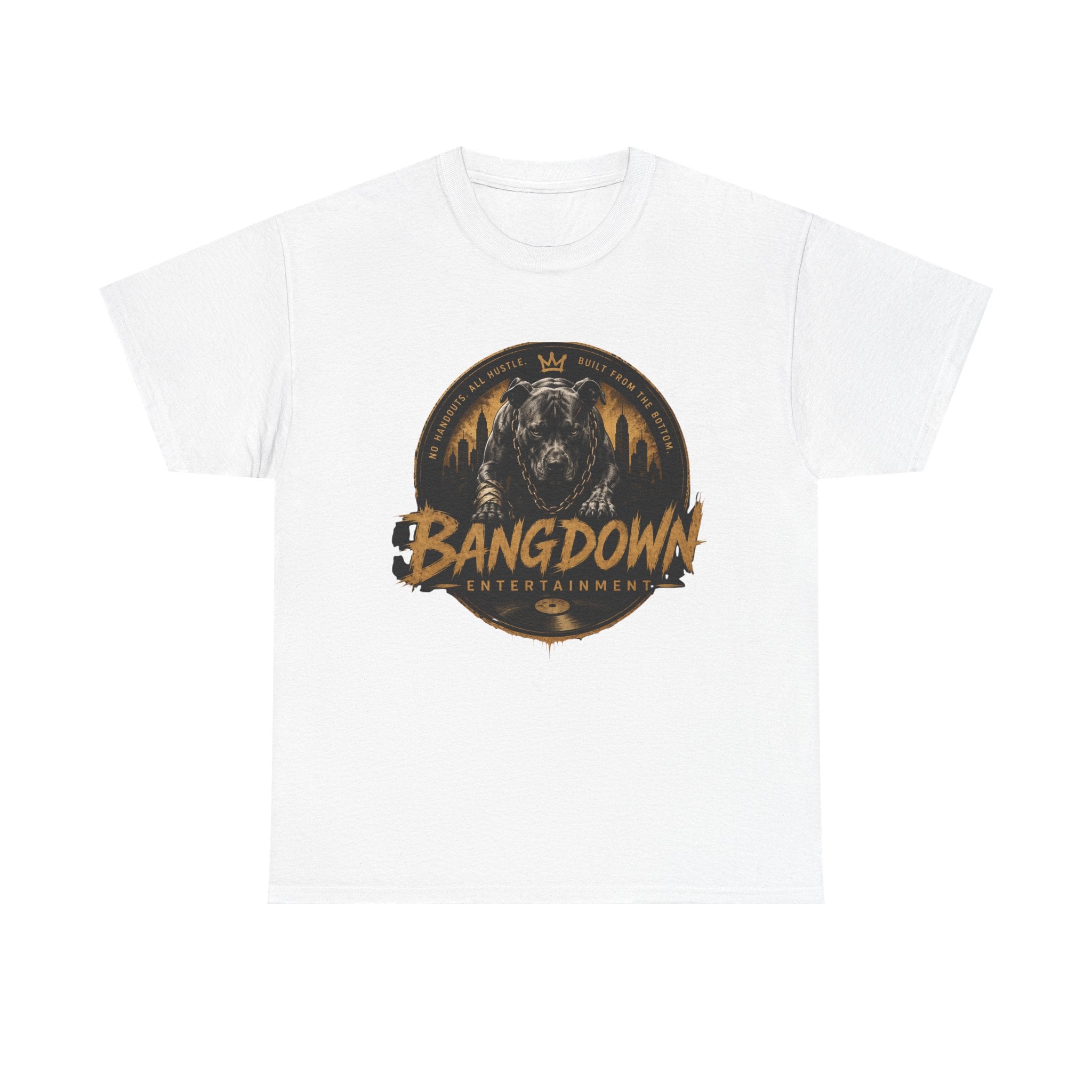 Bangdown Bear Graphic Tee — "Bangdown: Built From The Bottom" Cotton T‑Shirt