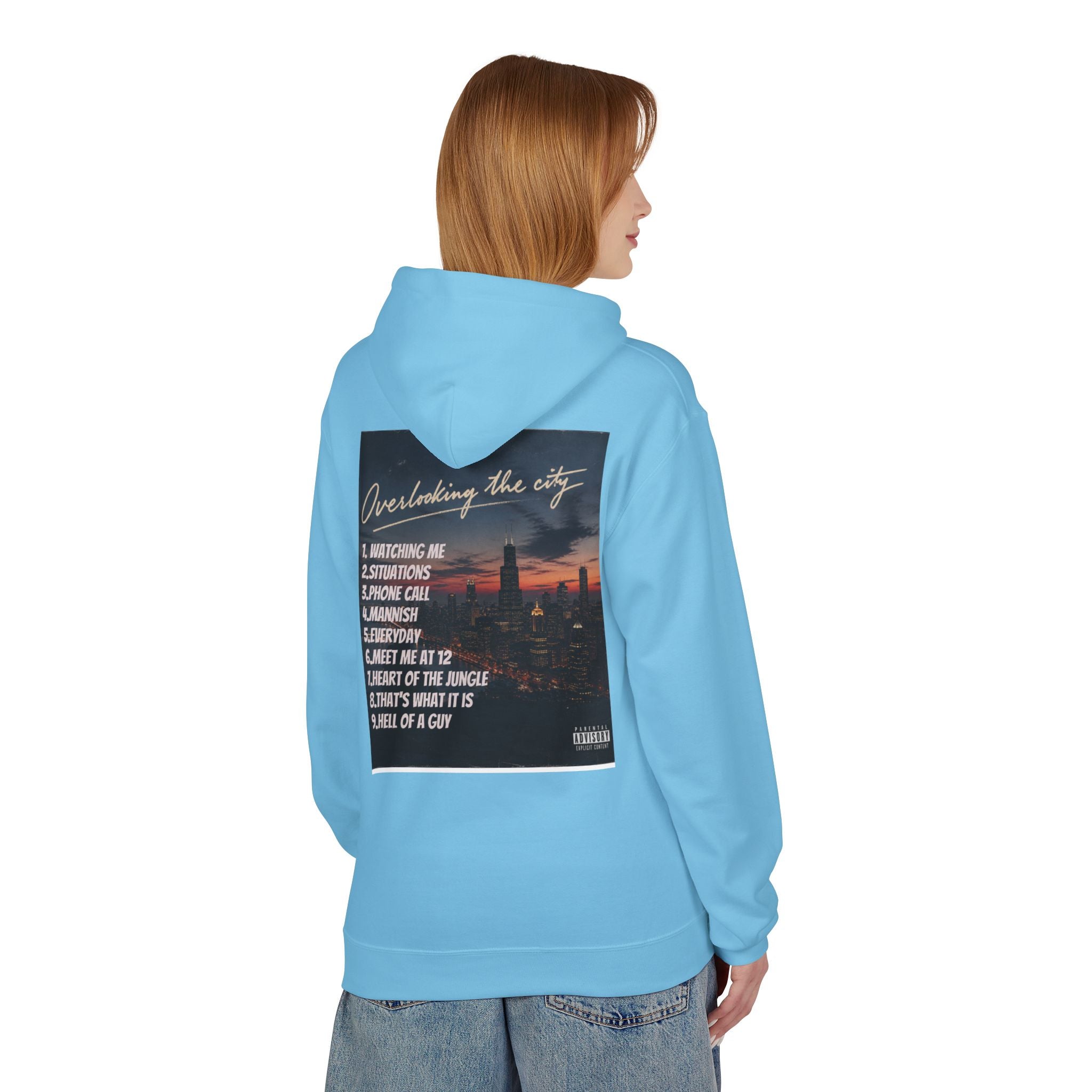 Hoodie — "Overlooking the City" Album Art Pullover
