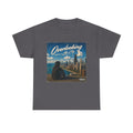 Overlooking the City T-Shirt — Scenic Urban Skyline Tee