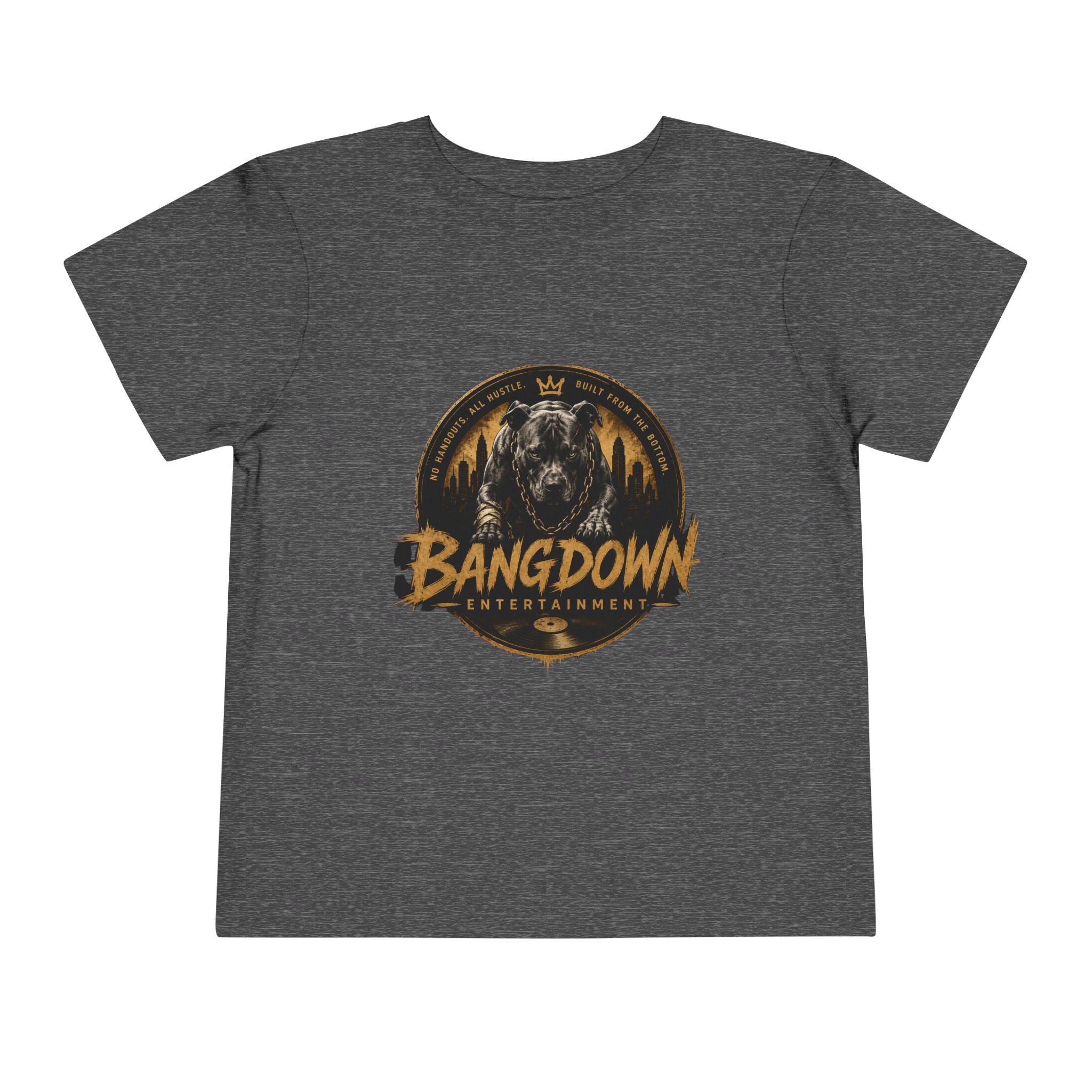Bangdown Toddler Tee — 'Bangdown Built From The Bottom' Graphic Tee