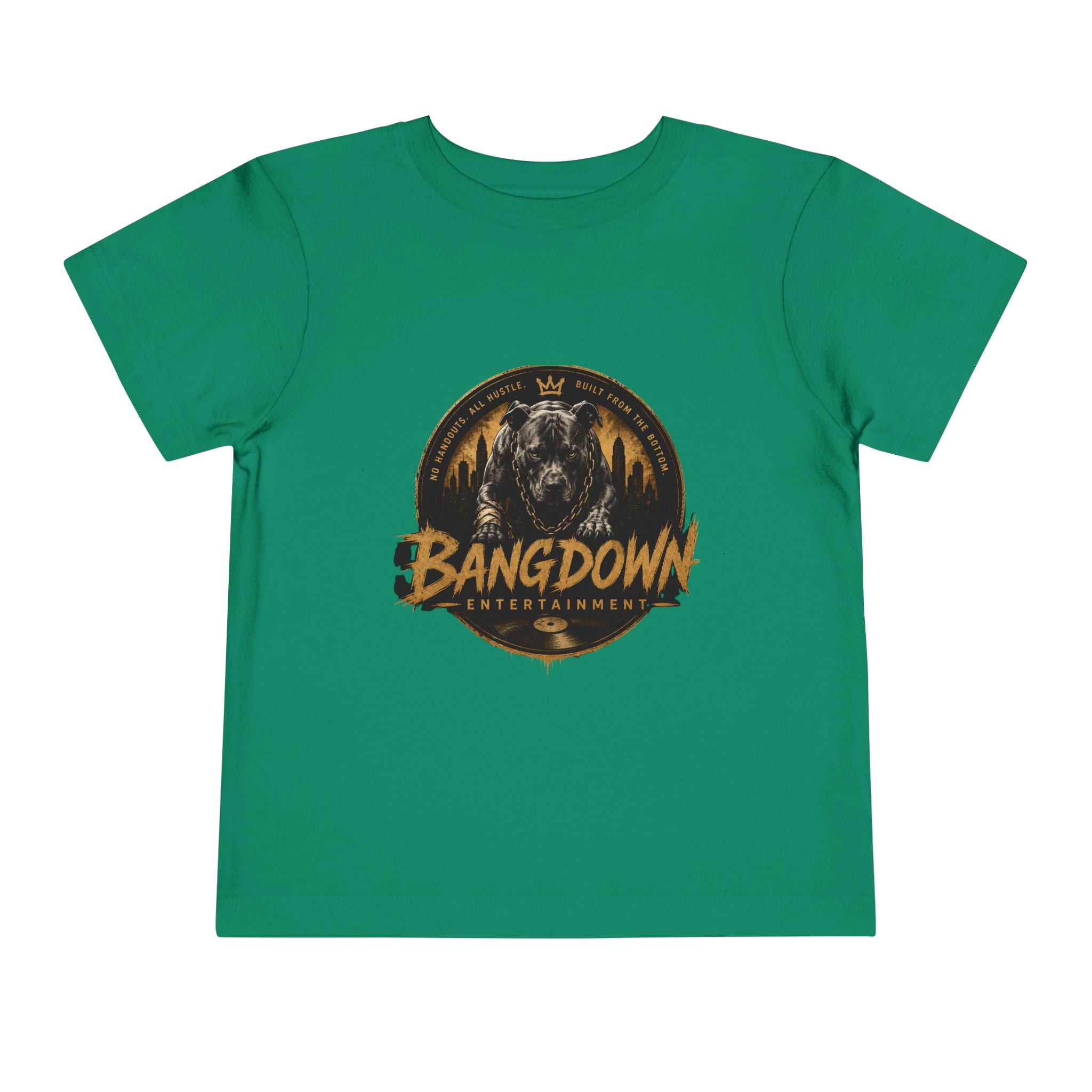Bangdown Toddler Tee — 'Bangdown Built From The Bottom' Graphic Tee