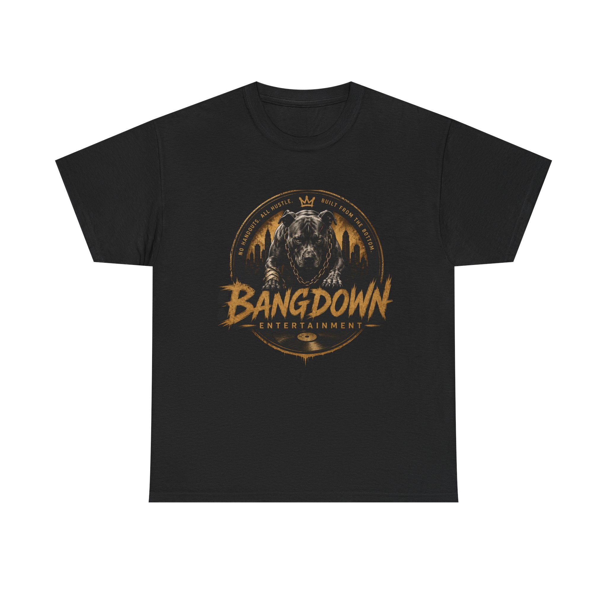 Bangdown Bear Graphic Tee — "Bangdown: Built From The Bottom" Cotton T‑Shirt