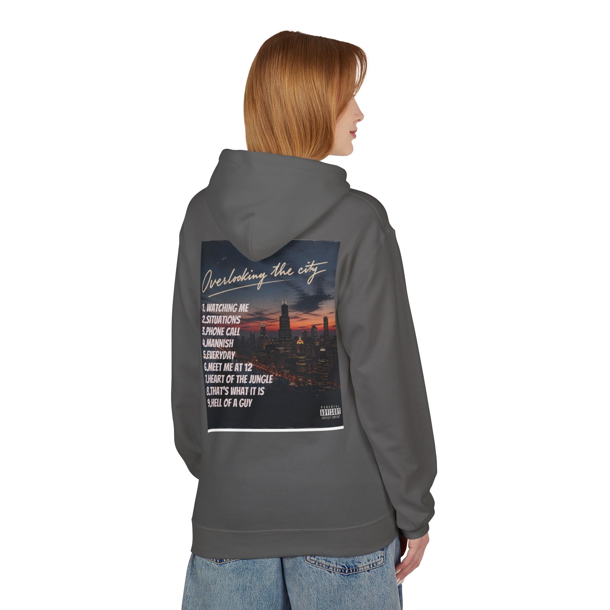 Hoodie — "Overlooking the City" Album Art Pullover
