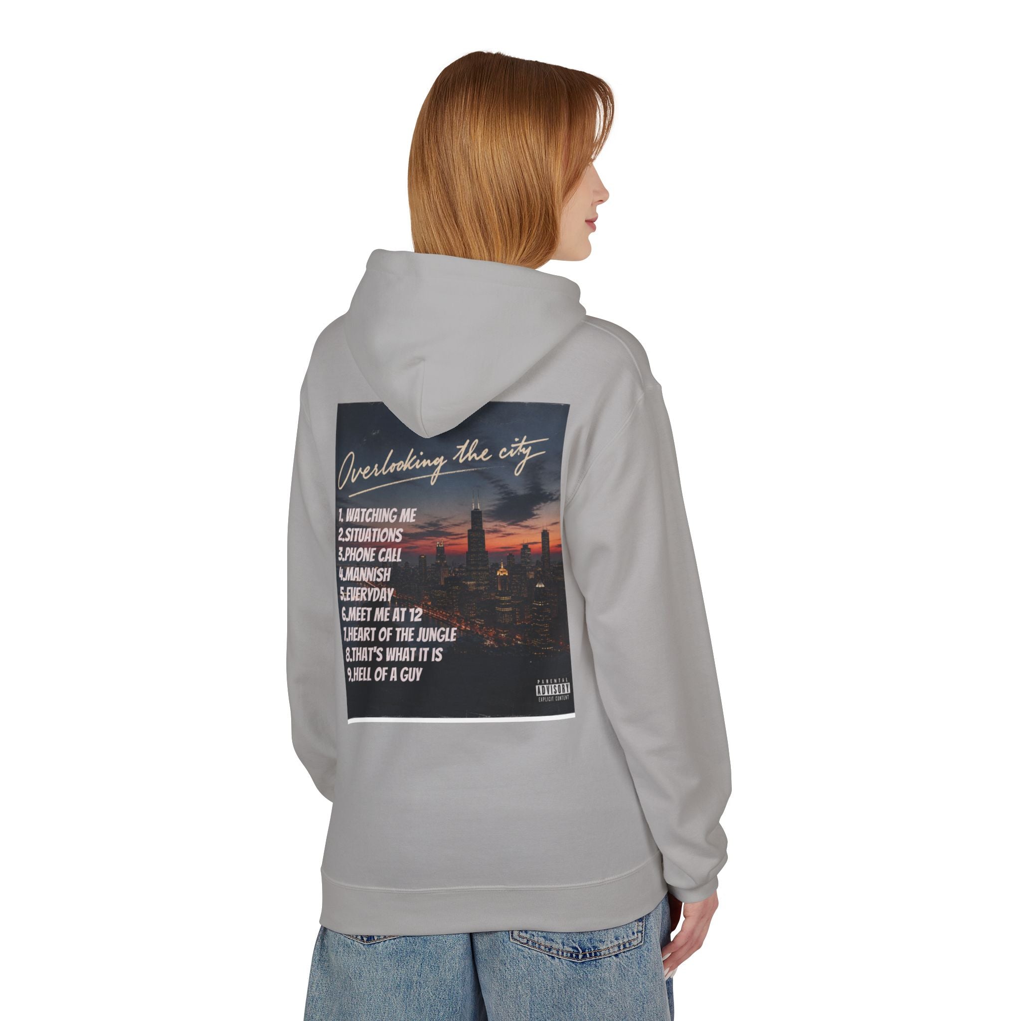 Hoodie — "Overlooking the City" Album Art Pullover