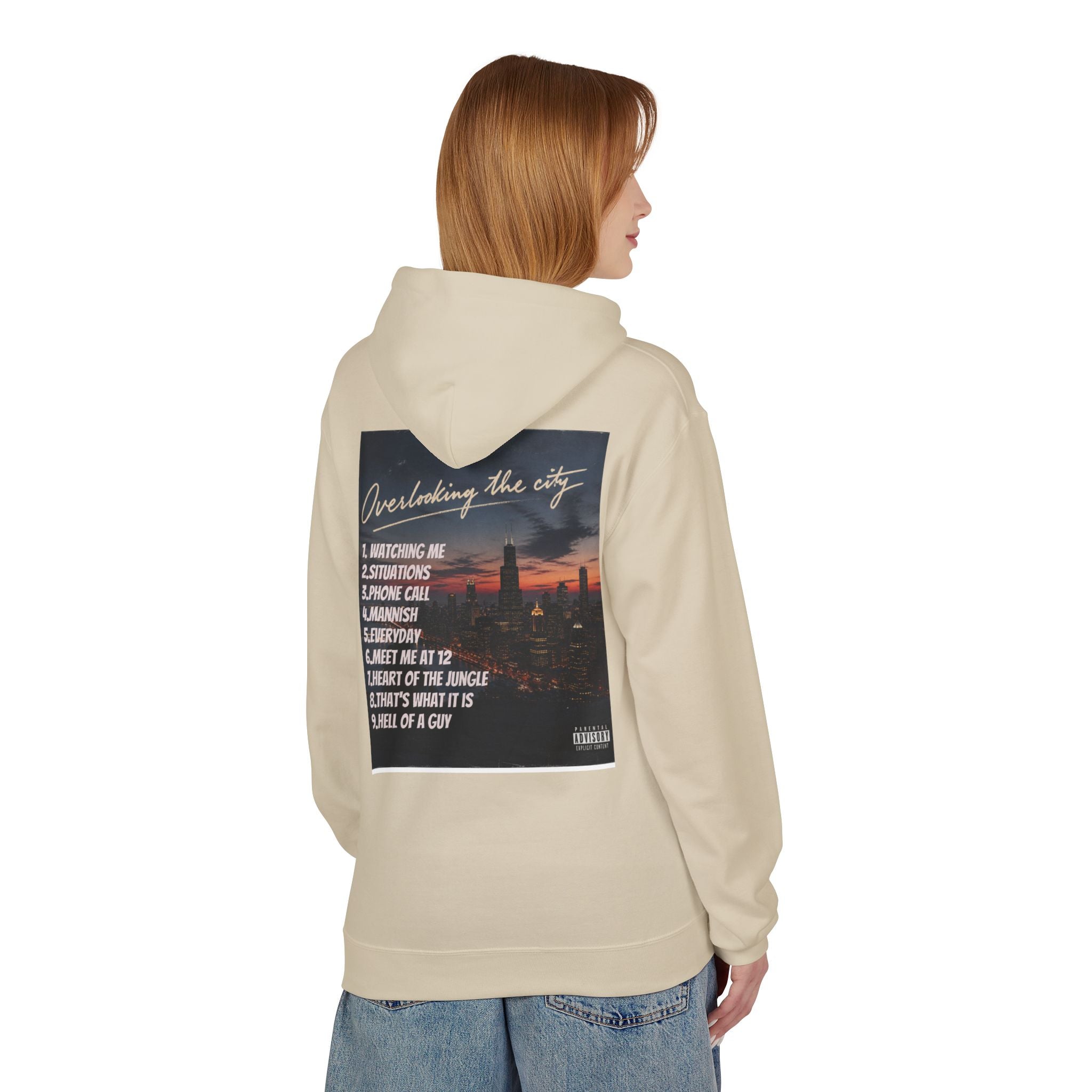 Hoodie — "Overlooking the City" Album Art Pullover