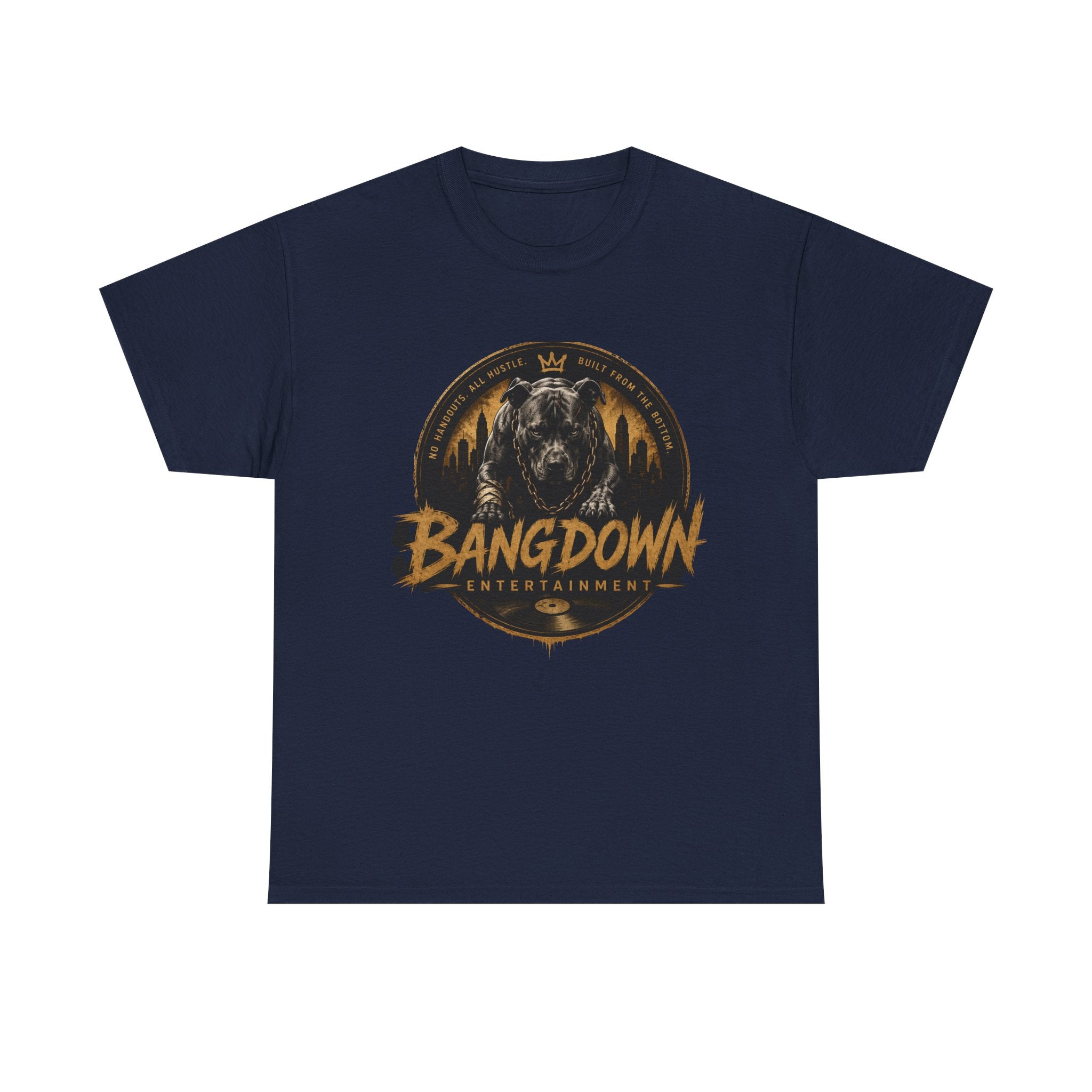 Bangdown Bear Graphic Tee — "Bangdown: Built From The Bottom" Cotton T‑Shirt