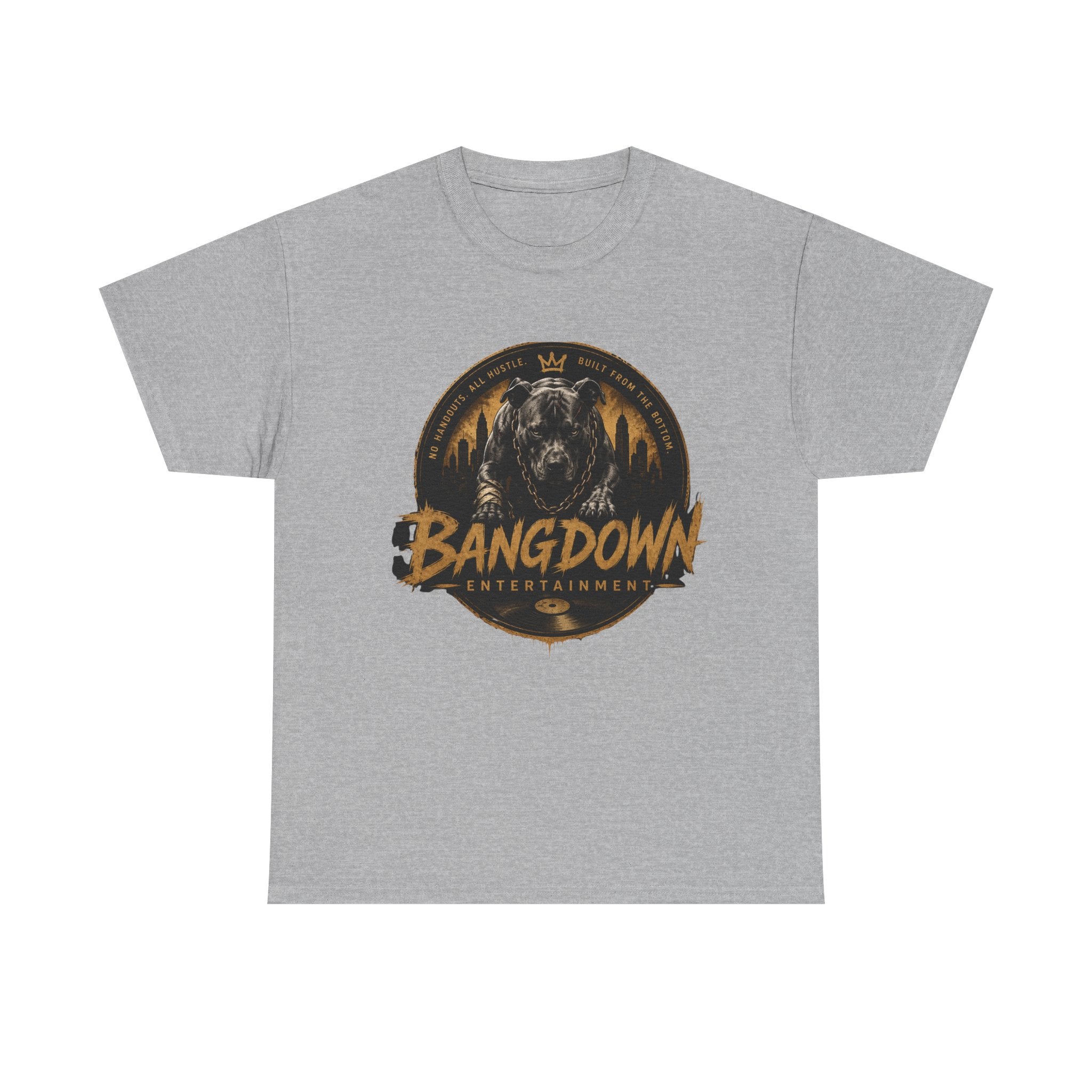 Bangdown Bear Graphic Tee — "Bangdown: Built From The Bottom" Cotton T‑Shirt
