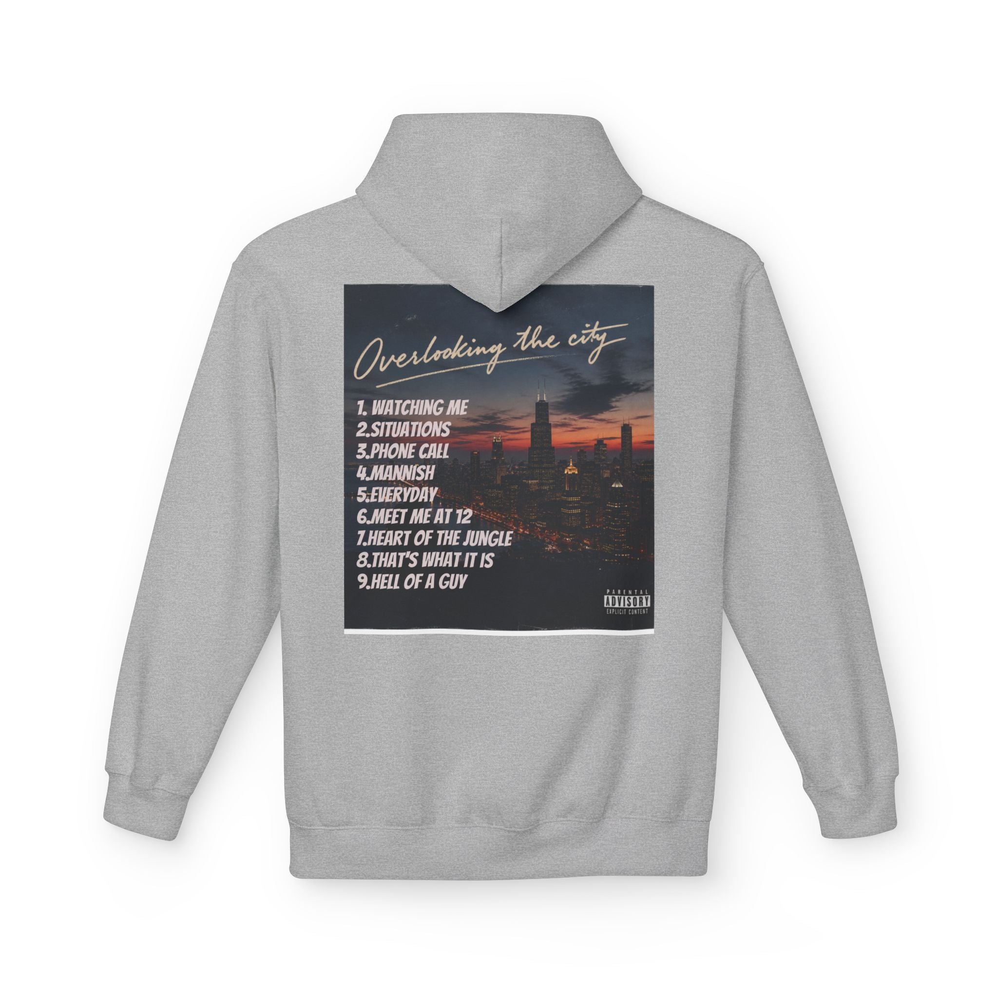 Hoodie — "Overlooking the City" Album Art Pullover