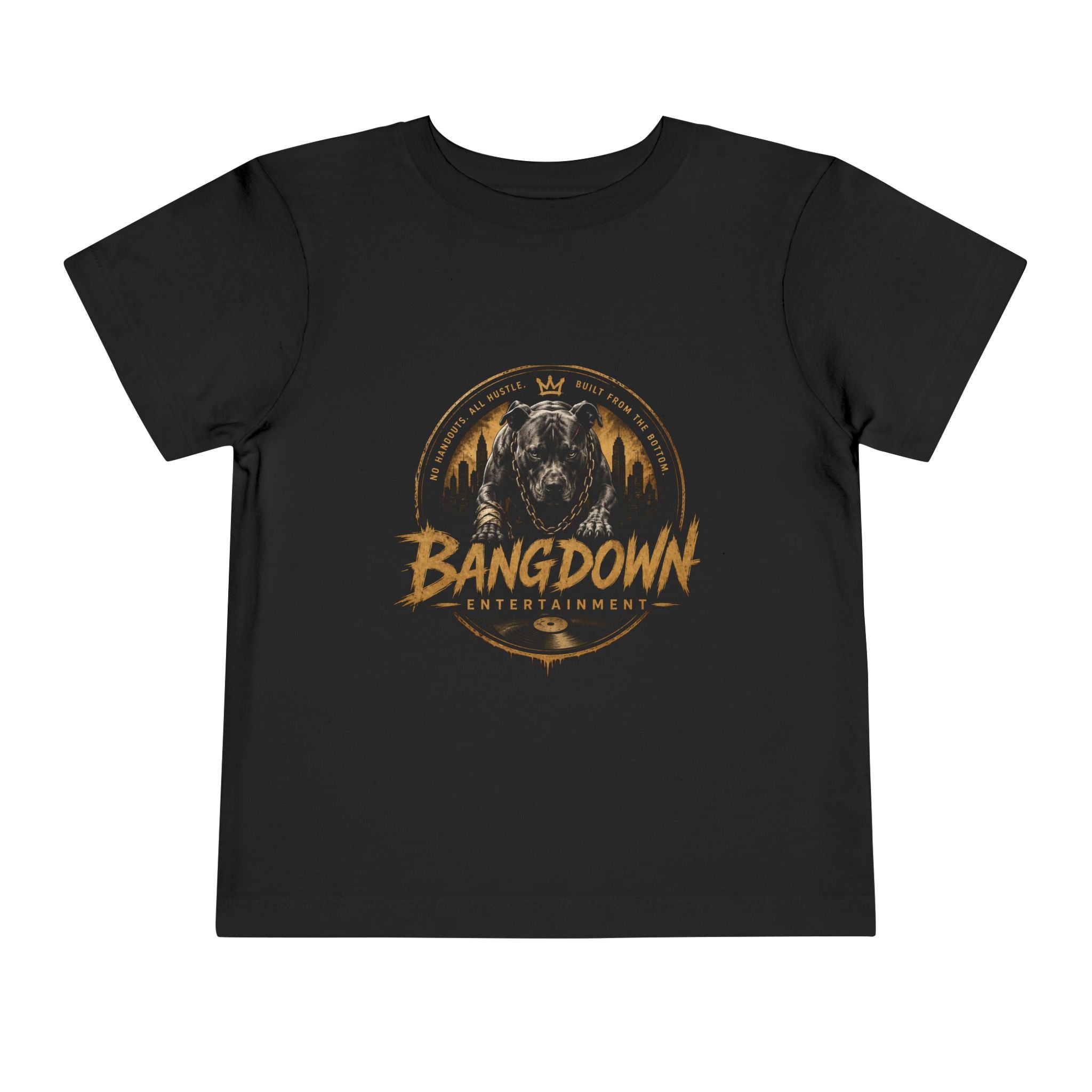 Bangdown Toddler Tee — 'Bangdown Built From The Bottom' Graphic Tee