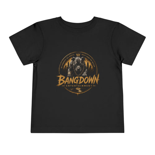 Bangdown Toddler Tee — 'Bangdown Built From The Bottom' Graphic Tee