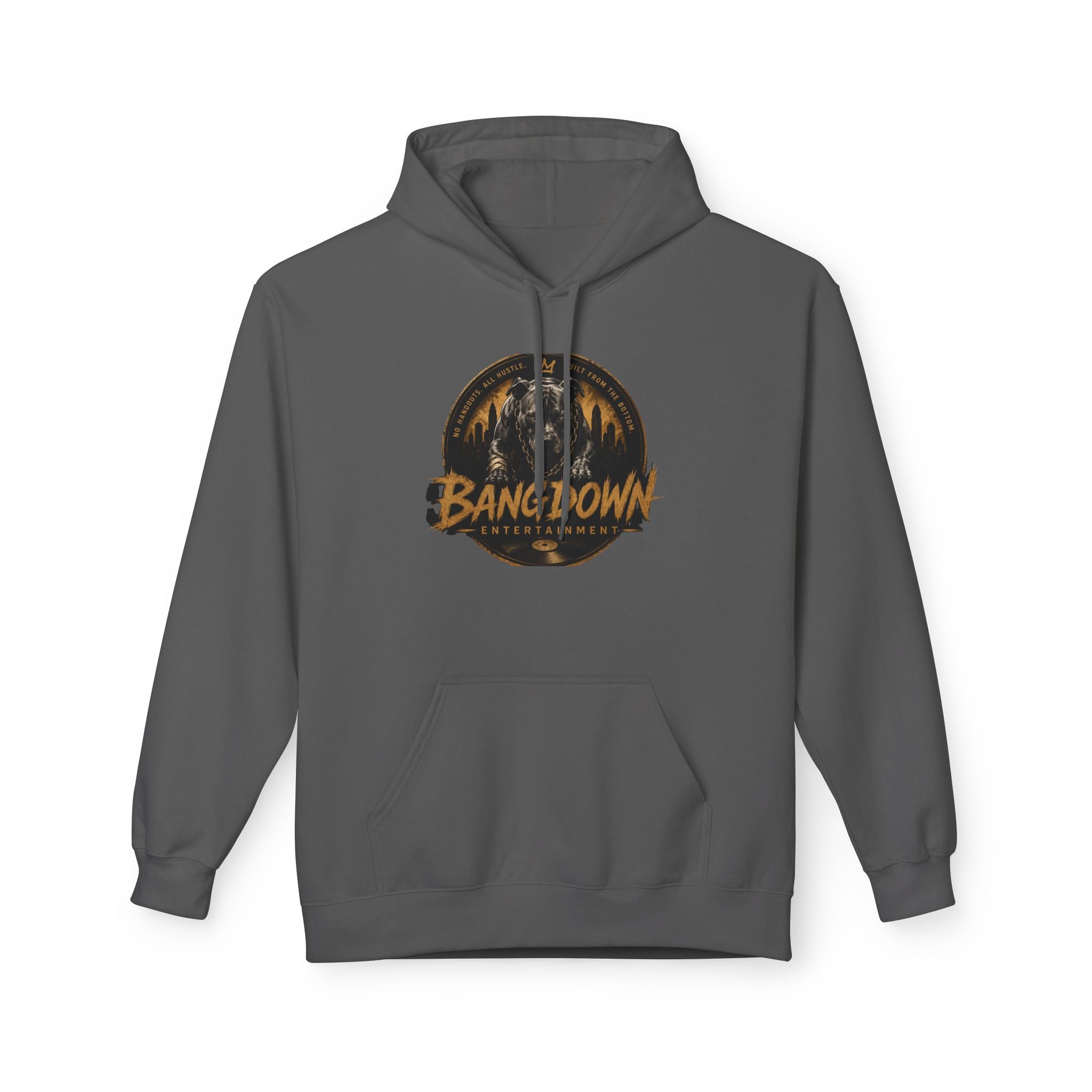 Bangdown Logo Hoodie — "Bangdown: Built From The Bottom" Urban Streetwear Hoodie