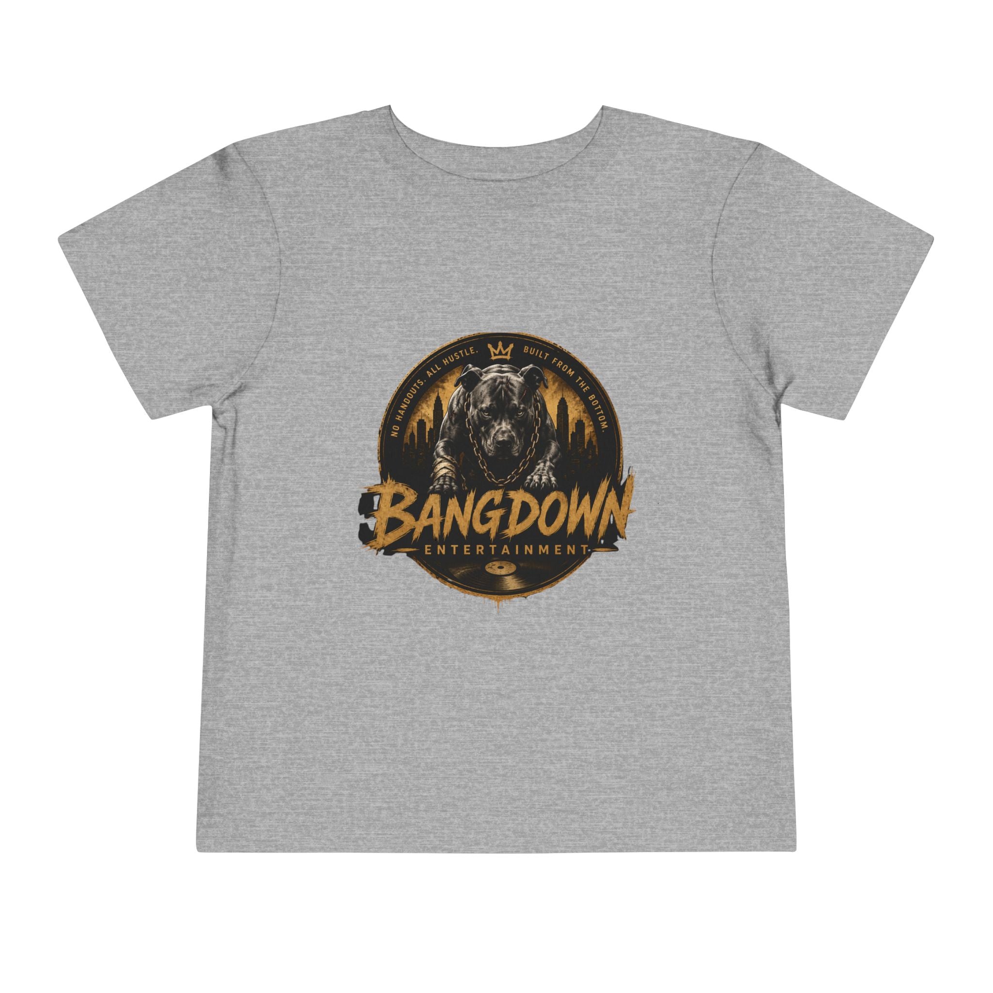 Bangdown Toddler Tee — 'Bangdown Built From The Bottom' Graphic Tee