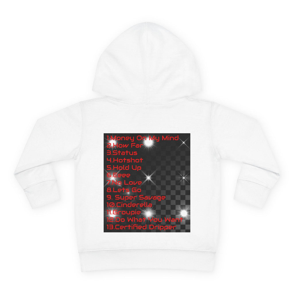 Toddler Hoodie – 'Melody Mellie' Piano Album Cover Pullover