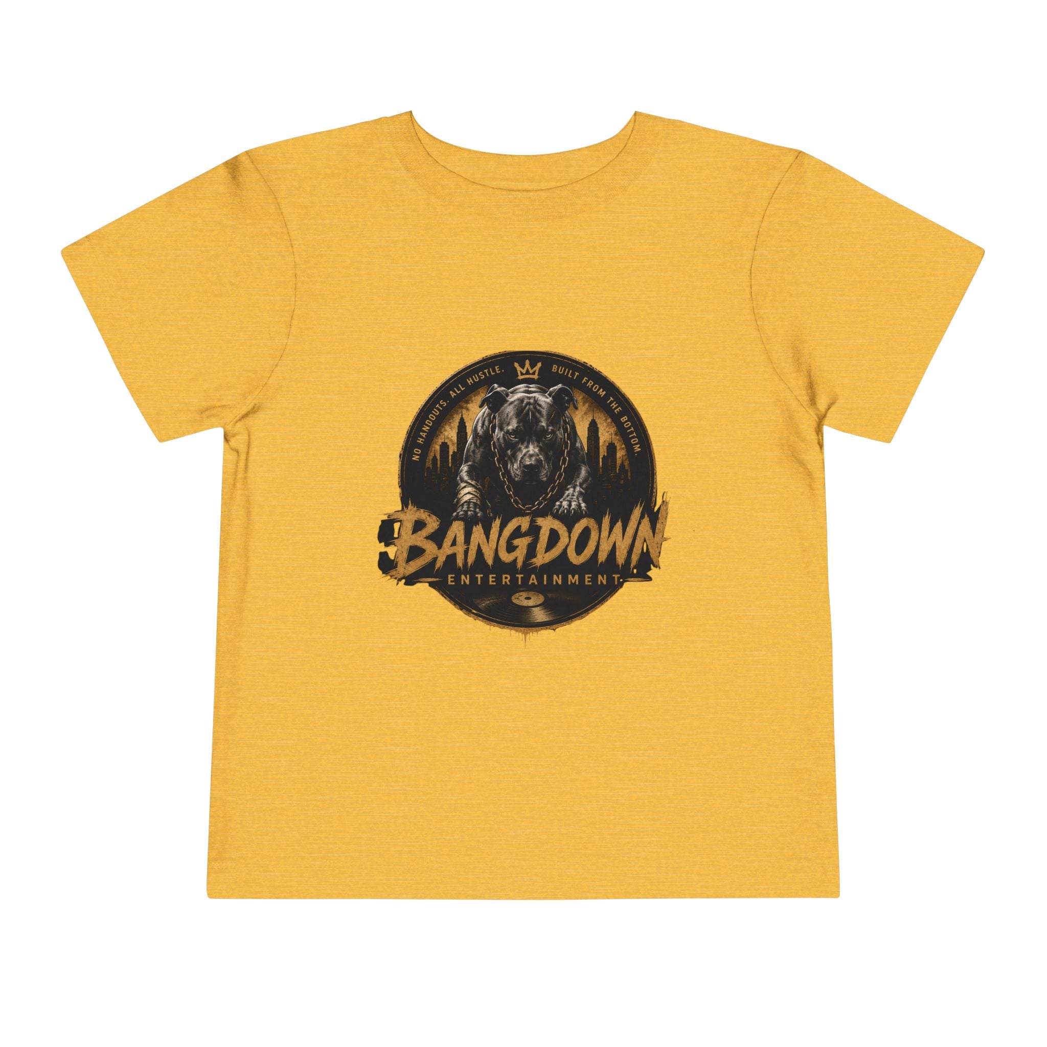 Bangdown Toddler Tee — 'Bangdown Built From The Bottom' Graphic Tee