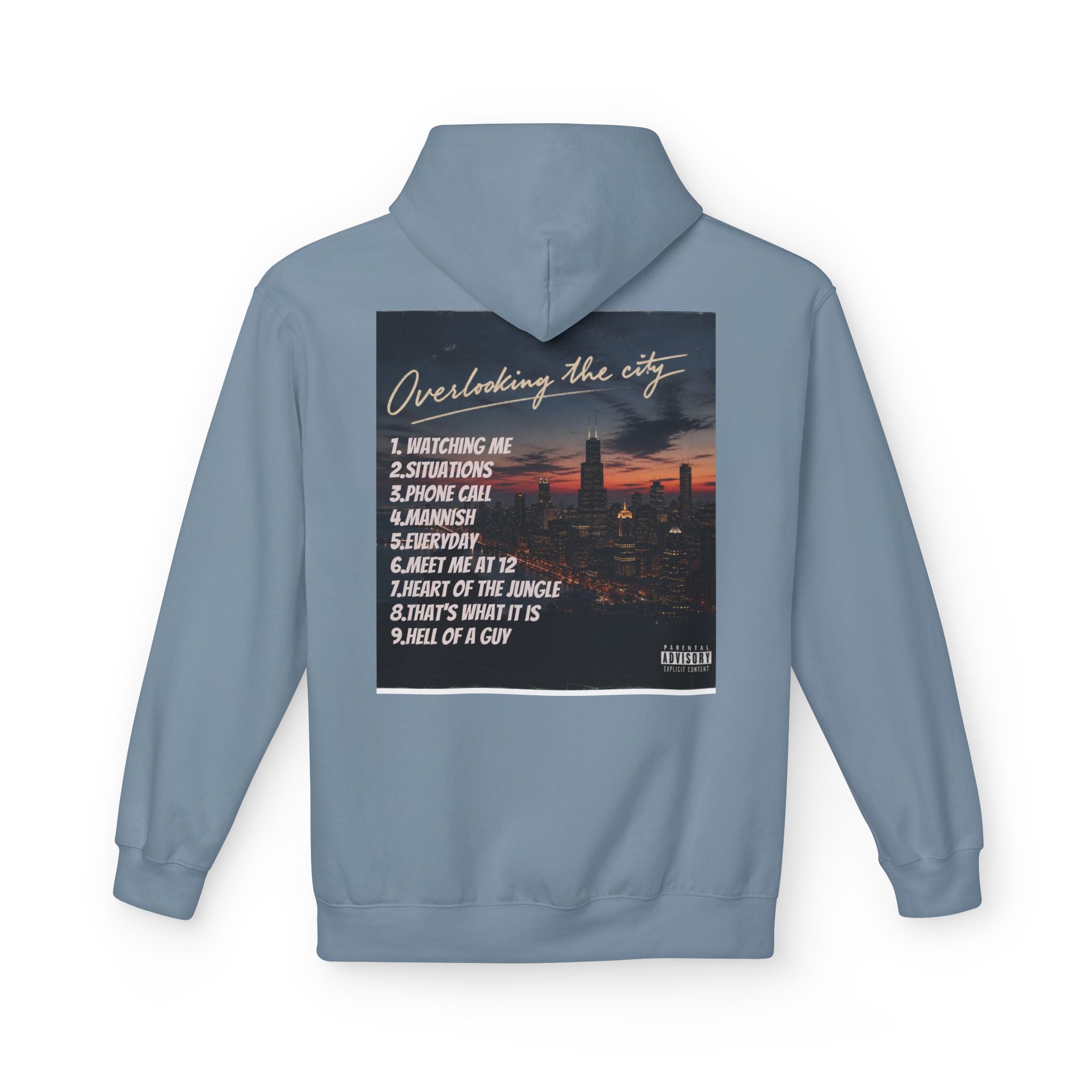 Hoodie — "Overlooking the City" Album Art Pullover
