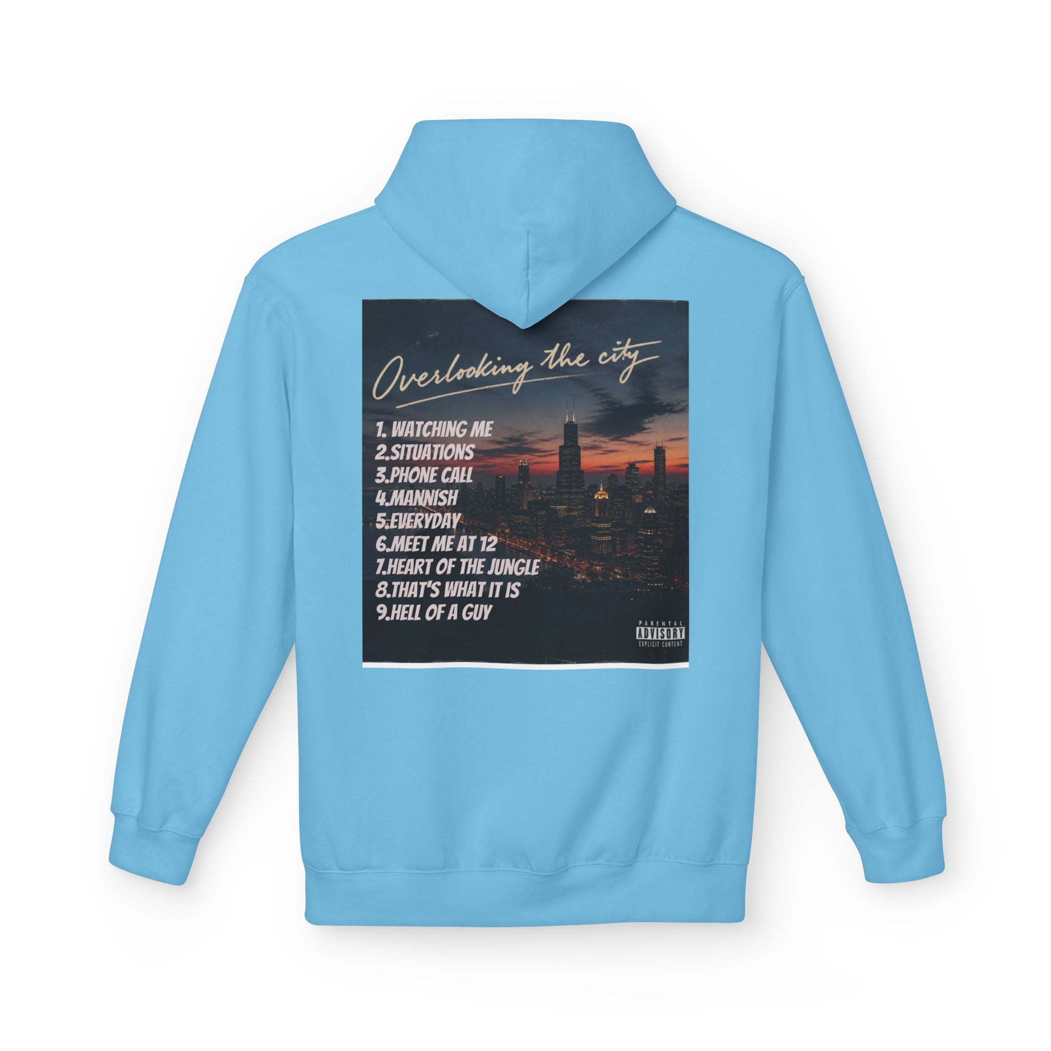 Hoodie — "Overlooking the City" Album Art Pullover