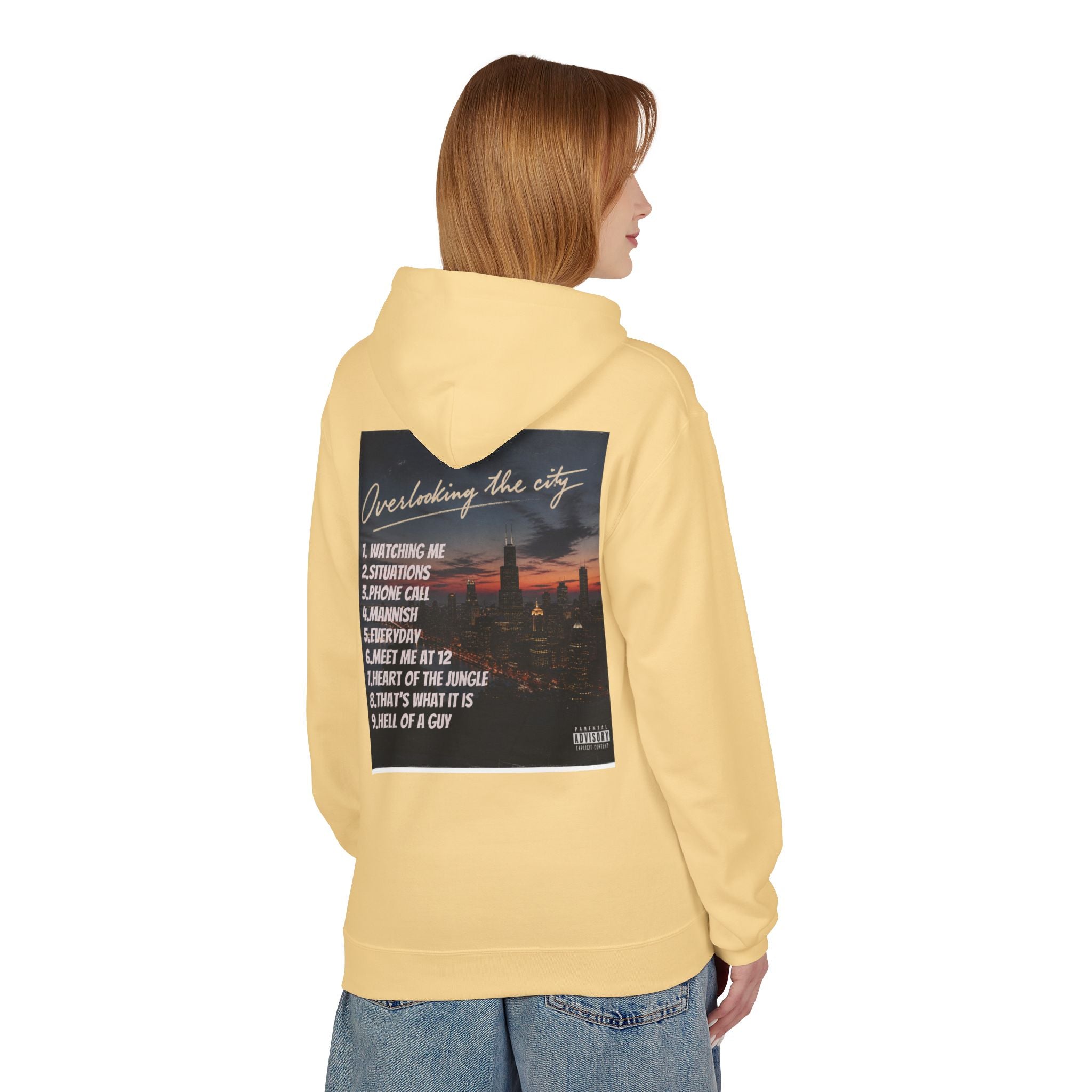 Hoodie — "Overlooking the City" Album Art Pullover