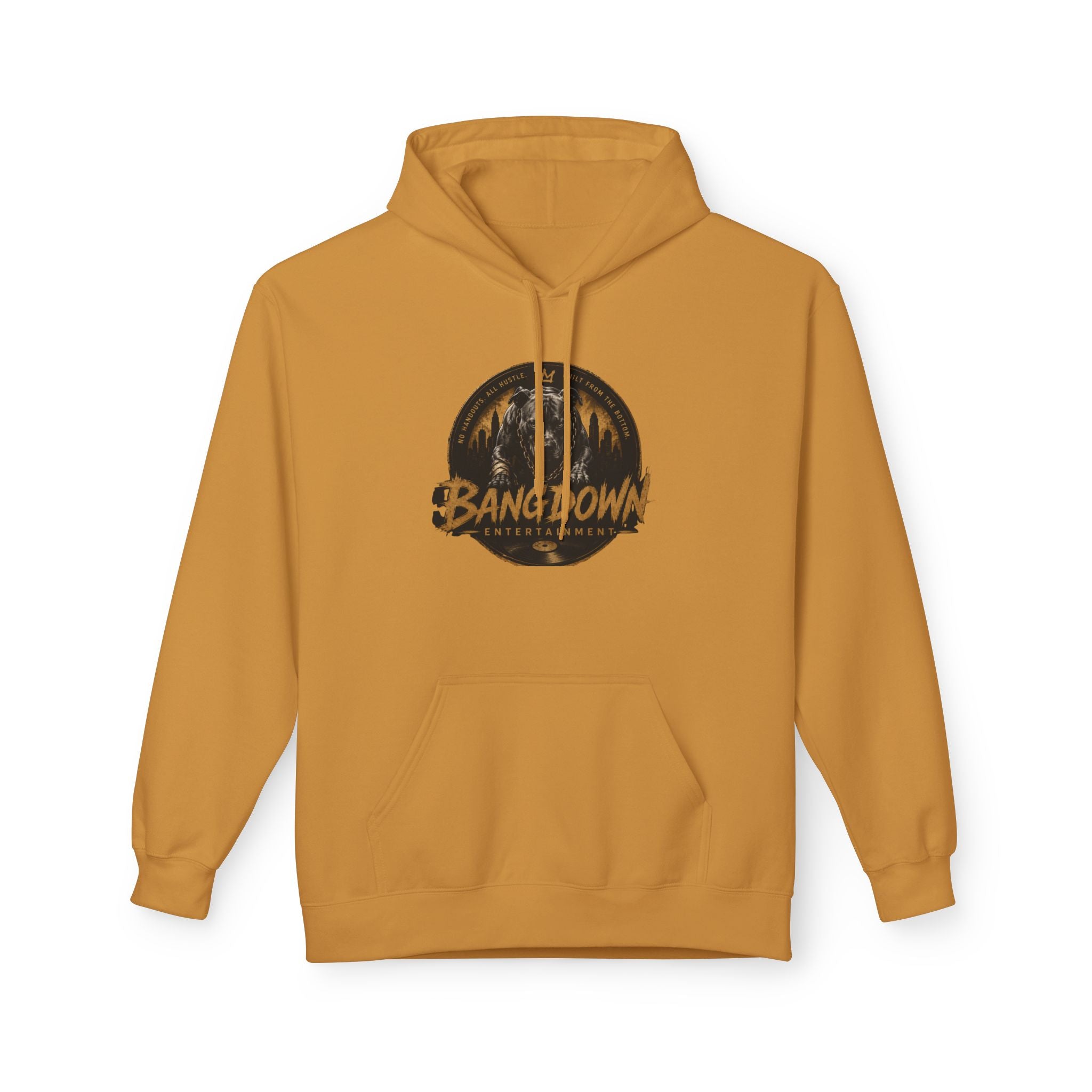 Bangdown Unisex Fleece Hoodie - Built From The Bottom | Softstyle Streetwear
